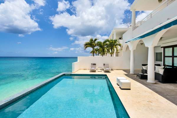 Farniente Villa on St. Martin Farniente is located in Shore Pointe, a gated community on Cupecoy Beach