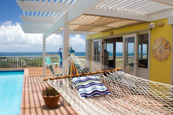 Relax and enjoy yourself while in the pool or hang'n in the hammock at Bambooshay